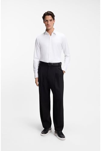 Kenno Chemise Casual, Blanc (Open White 199), 41 Homme