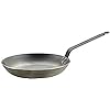 DE Buyer 5110.28 Carbone Plus Lyonnaise braadpan, staal, zilver, 28 cm