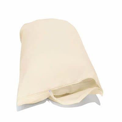 National Allergy 100% Organic Cotton Pillow Protectors - GOTS Certified Hypoallergenic Zippered Set of 2 Standard Size