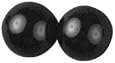 Rayher 5er-Set Tiernasen Aus Kunststoff, Schwarz - 15 Mm Für Bastelprojekte, Puppen & Kostüme