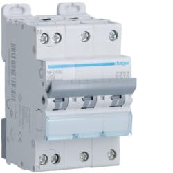 Disjoncteur 4 Pôles 3 Modules - 40A - NFT840 - Hager
