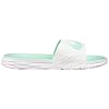 Nike-Womens-Benassi-Solarsoft-Slide-Sandal-WhiteArtisan-Teal-Size-7-M-US