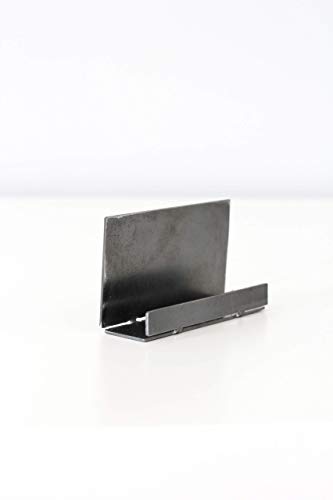 Modern Metal Business Card Holder for Desk | modern desk decor office desk organizer rustic industrial office desk accessories for men - Thumbnail 4