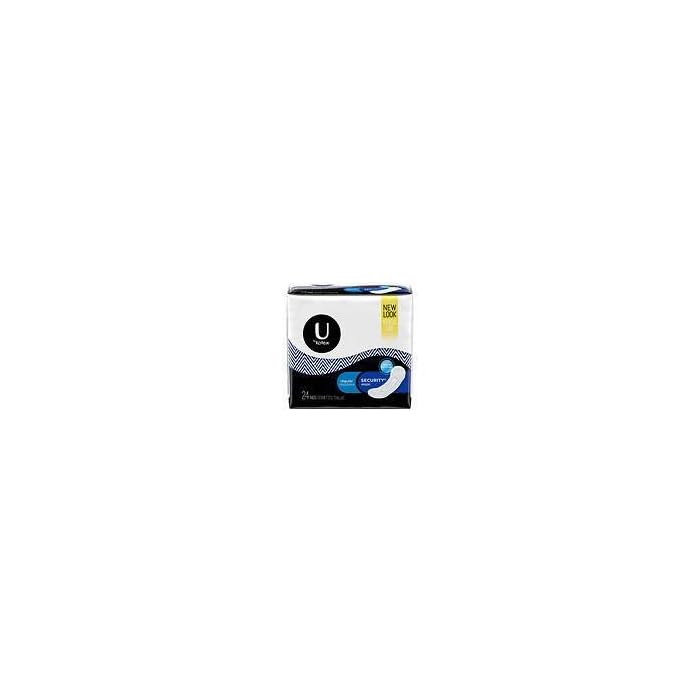 U by Kotex Maxi Pads, Regular, Unscented 24 ea