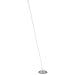 Brightech Tilt LED Floor Lamp for Living Rooms - Get Compliments: Modern Standing Pole Light for Family Rooms, Bedrooms & Offices - Bright, Dimmable Contemporary Lighting - Platinum Silver
