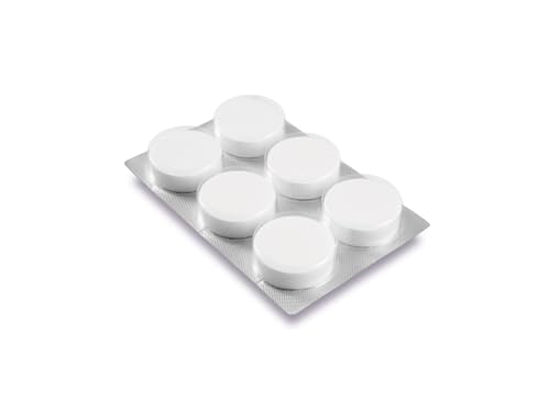 Miele Descaling Tablets, for Coffee Machines, Steam Ovens, FashionMaster, Ovens and Cookers with Moisture Plus, Pack of 6