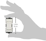 MK Edge 10 Amp SP 1 Way White Switch Module with Plastic Rocker view 3