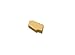 AccusizeTools - GTN-3, Self-Lock, Zero Degree Angle, Carbide Inserts TiN Coated 10 Pcs/Box, 2403-2004x10