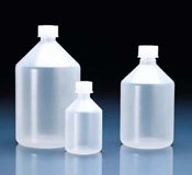 BrandTechV100689 Vitlab Polypropylene 1000mL Reagent Bottle with GL32 Screw Cap (Pack of 10)