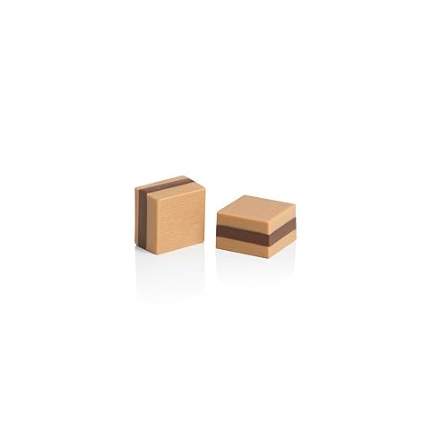 VENCHI CREMINO GOLD CARAMEL CHOCOLATE 25-PIECE ELEGANT GIFT BOX – BOLD DARK & CREAMY MILK CHOCOLATE INFUSED WITH ALMOND PASTE, COCOA & RICH GOLD CARAMEL – PIEDMONTESE TRADITION – VEGAN & GLUTEN FREE