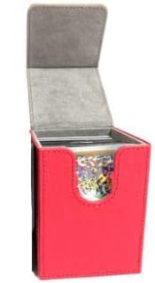 Amazon M Style トレカ デッキケース レザー 約80 100枚収納 縦入れ 赤 トレカ 通販