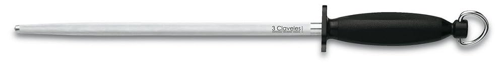 3 Claveles 1602 – Round Sharpener, Hard Chrome, 30 cm, 12 Inches