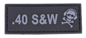 G-CODE .40 S&W CALIBER PATCH (BLACK AND GREY) - Thumbnail 2