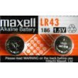 3 pack maxell ag13 lr44 a76 357 alkaline button cell ba…