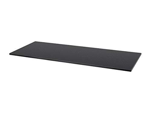 Monoprice Table Top 6 Feet Wide – Black Custom Sized for Sit-Stand Height Adjustable Riser Desk – Workstream Collection