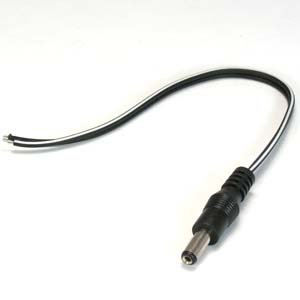 8 Inch 5.5*2.1mm DC Power Plug w/ Open End Polarized