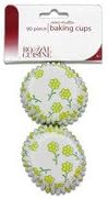 Miniature Baking Cups With Flower Design