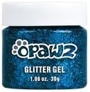 Dog & PET Grooming Hair Glitter Gel - 6 new bright, fun shades (Purple, Blue, Green, Red, Gold and Silver) gel that covers pet's coat in colored glitter
