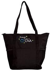 Proud to be a CNA Embroidered Tote Bag