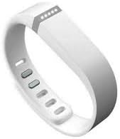 EJC Products Fitbit Flex Replacement Band with Metal Clasp - Silicone Bands Small White