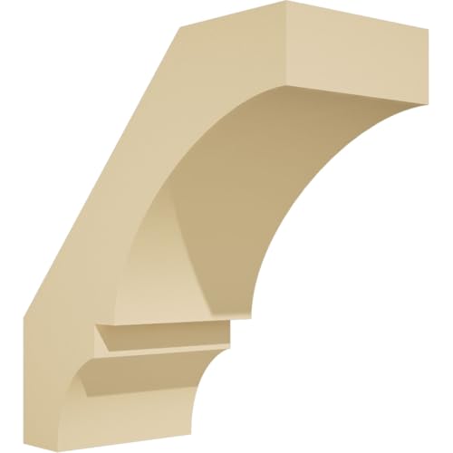 3 1/2"W x 8"D x 8"H Balboa Signature Urethane Knee Brace, Primed Tan