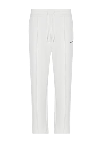 Armani Exchange The Grid, Sustainable, Printed Logo Lettering, Pantaloni della Tuta Uomo, off White,