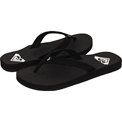 roxy black flip flops