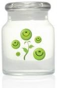 CALI JARS TALL HAPPY FACES with Free BakeBros Silicone Container and Sticker