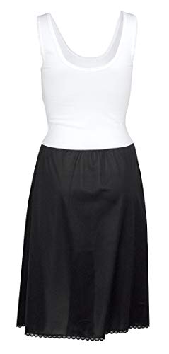 image for TruFit Sleeveless Full Length Slip for Women - 100% Cotton - Elegant L