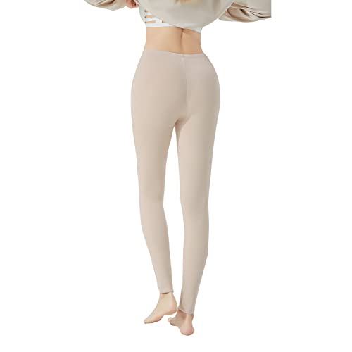 Dmsky Leggings for Women High Waisted, Soft Stretchy Tummy Control Butt Lifting Full Length Yoga Pants, (Olive, L)