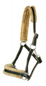 PFIFF Head Collar with Synthetic Fur Headcollar