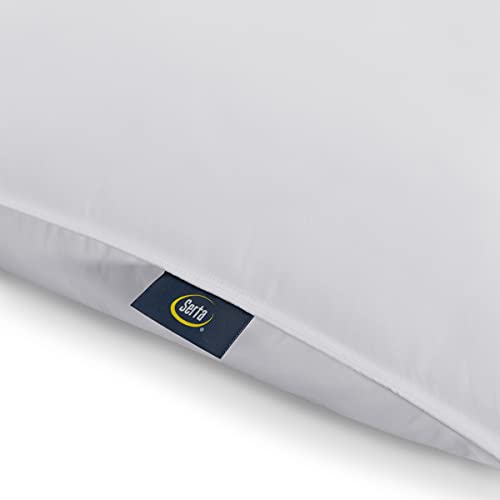 Serta Down Illusion Soft Hypoallergenic Firm Bed Pillows for Sleeping