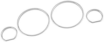 AONED BMW E32 E34 Cluster Dashboard Dial Gauge Rings Chrome