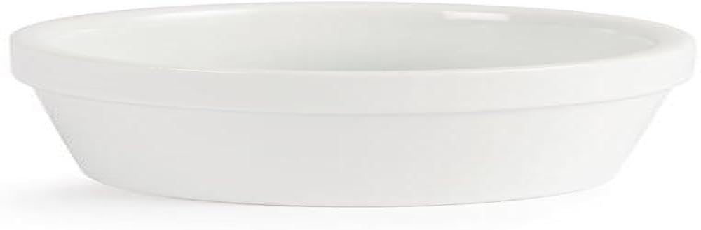 Olympia Mediterranean Ramekins White 95mm Porcelain Dishes Bakeware 6pc