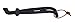 DELSbbq Cast Iron Barbecue Universal Grid Lifter, 8 inch Long hot surfaces handling Lifter Gripper for most charcoal grills and gas grills