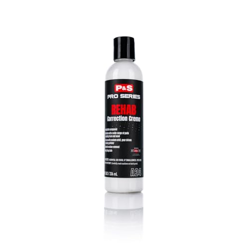 P & S PROFESSIONAL DETAIL PRODUCTS - Rehab Paint Correction Creme - Safe for All Paint Types and Pad Compounds - Easy-to-Use Formula Works at Any Buffing or Polishing Stage - 8 oz at Amazon