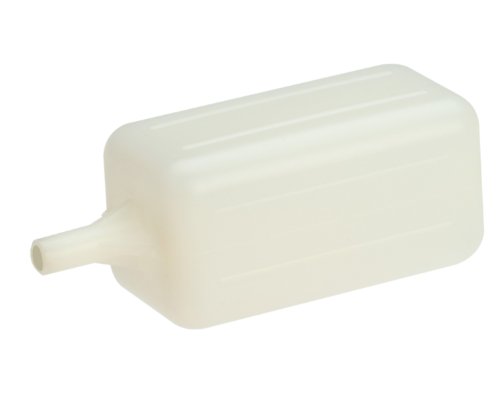 Kerick Valve PF224-NT Polyethylene Rectangle Float Ball, 2" Width, 2" Height, 4" Length, 1/4" Female Thread