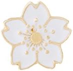 Plum Blossom Pins And Brooches Women White Black Pink Red Blue Enamel Flower Pin Bridegroom Accessories Girls Dress Hat Badge