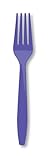 Creative Converting Touch of Color Premium 24 Count Plastic Forks, Purple