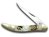 FROST FAMILY 40th Anniversary Deer Stag and Mother Of Pearl 1/600 Toothpick Pocket Knife Knives