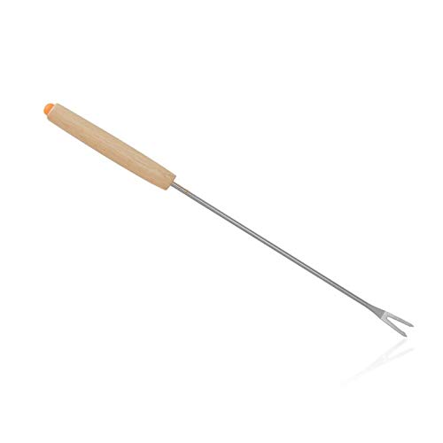 Stainless Steel Chocolate Fork Hot Pot Forks Cheese Fruit Dessert Fork Fondue Melting Skewer Kitchen Tools - Thumbnail 3