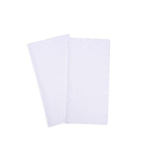 ColorYourLife 2-Pack Microfiber Cleaning Cloths (12"x12") for Smart Phone, Laptop, Computer, Tablets, Lenses, LCD Monitor, TV, Camera, Eye Glasses, Optics Etc (White (2-Pack))