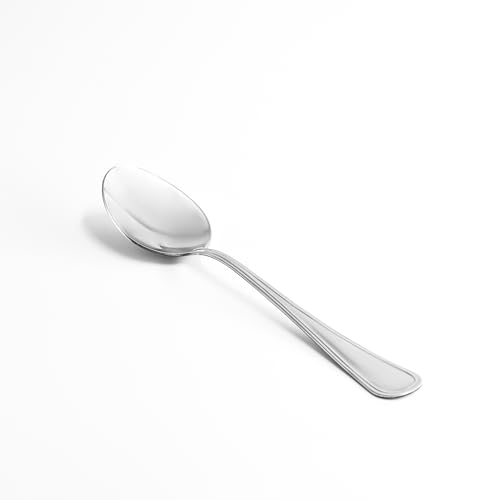 Zanetti 12er Set Tafellöffel 18/C Edelstahl Leonardo 12er Pack Made in Italy