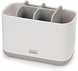 Joseph Joseph Easy-Store Large Toothbrush Holder Caddy - White/Grey view 2