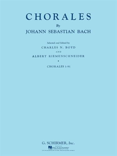 389 Chorales for SATB Voices with German text: Johann Sebastian