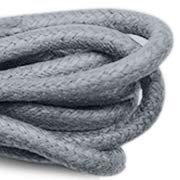 [2 Pairs] Pack Waxed Round Oxford Shoe Laces for Dress Shoes Chukka 3/32" Thin