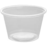 Karat FP-P400-PP 4 oz. PP Portion Cups - Clear (Case of 2500)