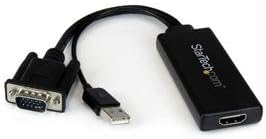 StarTech Accessory VGA2HDU VGA to HDMI Adapter with USB Power and Audio 1080p Electronics