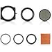 NiSi 100mm System V5 Pro Filter Holder Kit with Pro-CPL(86mm CPL),67mm.72mm.77mm Adapter Rings and Leather Filter Case