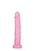 Adam & Eve Jelly Slim Dildo, Pink, 6 in Long, 5.5 in Insertable, 1 in Wide, Realistic and Waterproof Anal Dildo, Compatible with Water Based Lube